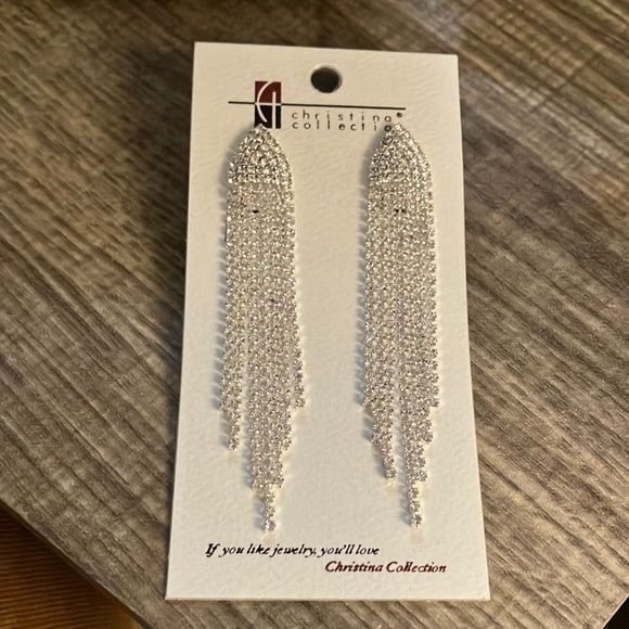 Jewelry - Fringe Silver Earrings